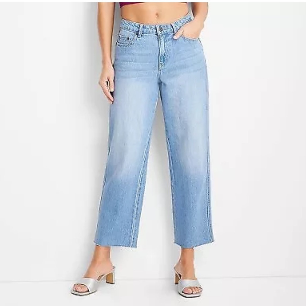 Women's High-Rise Straight Leg Denim Pant - Future Collective with Gabriella 6